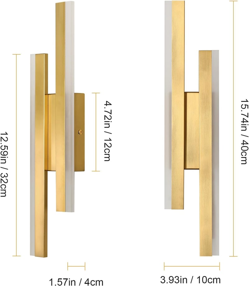 Riserva LED fali lámpa 40 cm meleg fehér 3000K 16W modern nappali