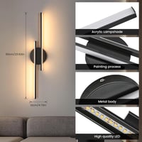 Riserva LED fali lámpa meleg fehér 24W modern hálószoba nappali 2