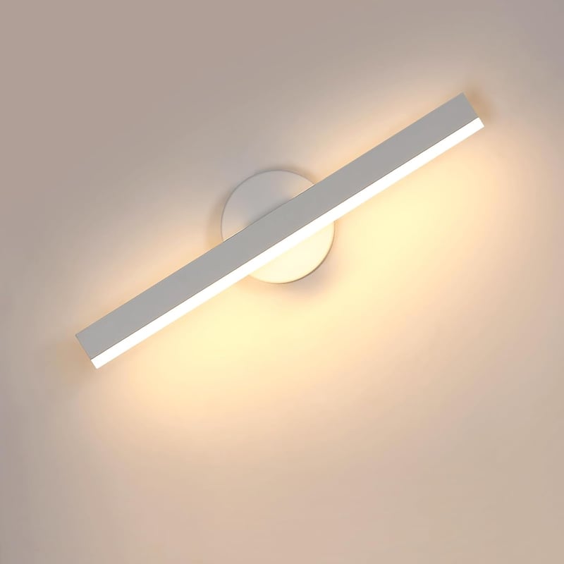 Riserva LED fürdőszobai tükör lámpa 12W, 300° forgatható, meleg fehér