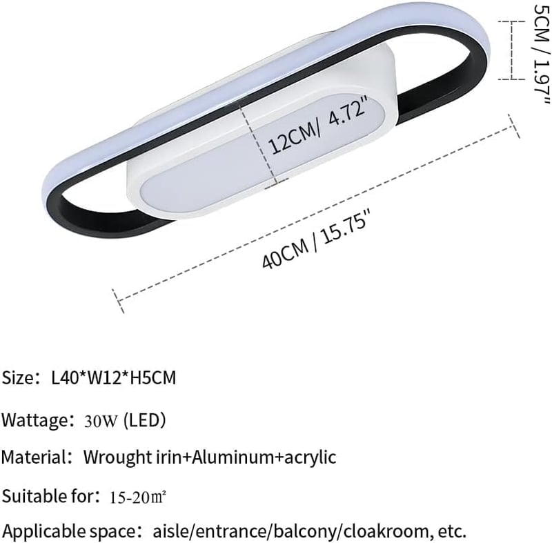 Riserva LED mennyezeti lámpa 30W fehér 6500K hálóhoz nappalihoz