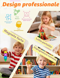 Magnetické stavebnice Riswistoy 26 ks, mini magnetická cestovná súprava pre deti, kreatívna rozvíjajúca hra na cesty 3
