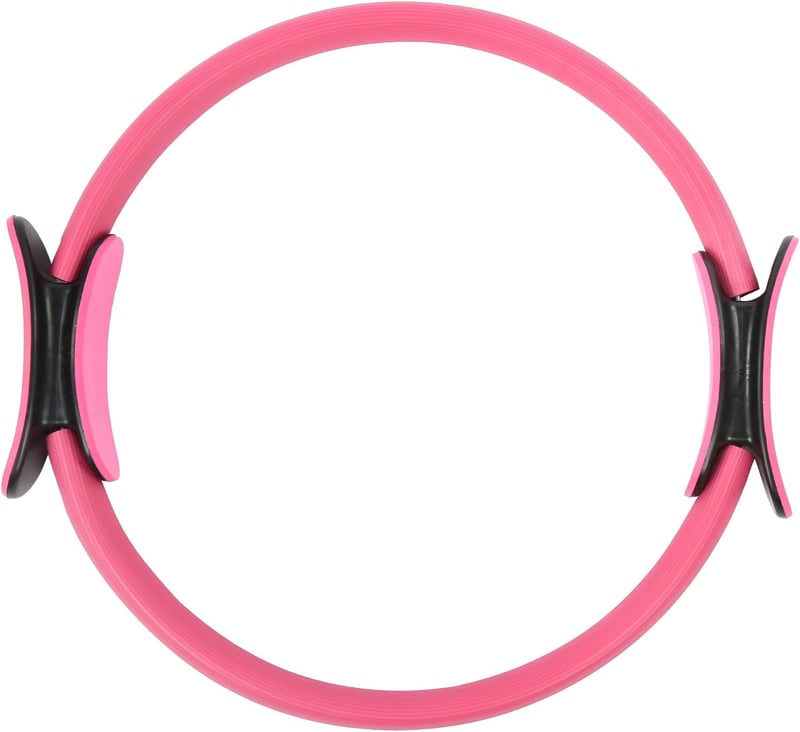 RiToEasysports Yoga Ring Pilates Kör Fitness Karika Testformálás Rózsaszín