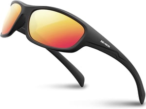 Ochelari de soare sport polarizați RIVBOS pentru ciclism, alergare, golf, protecție UV400