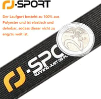 RJ-Sport rajtszámtartó öv triatlonhoz 6 gélzsebbel 6