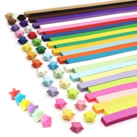 Rjayaa papierové prúžky na tvorenie, 1350 ks papierových prúžkov na origami hviezdičky, farebné papierové prúžky na kreatívne tvorenie 1