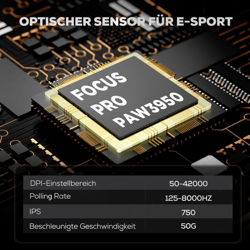 RK ROYAL KLUDGE M3 Wireless Gaming Egér 47g Ultralight 30K DPI 8K Polling Fehér