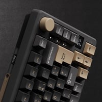 RK ROYAL KLUDGE M75 75% TKL Mechanikus Gamer Billentyűzet, RGB Háttérvilágítás, OLED Kijelző, Hot-Swap Brown Switch, Vezeték Nélküli/Bluetoo 8