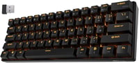 RK ROYAL KLUDGE RK61 Kompakt Mechanikus Gamer Billentyűzet - 61 Gombos, Cserélhető Kék Kapcsolók, 3 Módú Csatlakozás, Háttérvilágítás, Windo 1