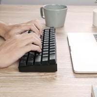 RK ROYAL KLUDGE RK61 Kompakt Mechanikus Gamer Billentyűzet - 61 Gombos, Cserélhető Kék Kapcsolók, 3 Módú Csatlakozás, Háttérvilágítás, Windo 8