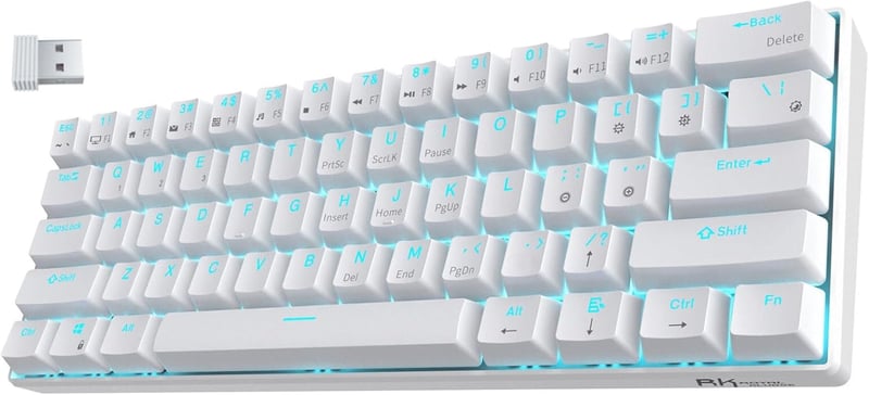 RK Royal Kludge RK61-US 60% Mechanikus Billentyűzet Vezeték Nélküli Bluetooth USB