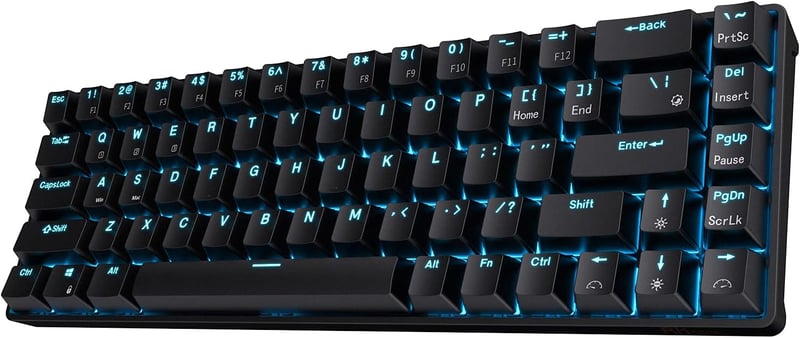 RK ROYAL KLUDGE RK68 Wireless Mechanikus Billentyűzet 65% Kompakt Bluetooth Gaming Csere Kapcsoló Fekete