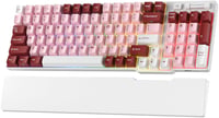 Tastatură mecanică RK Royal Kludge RK96 RGB Limited Edition, cu switch-uri interschimbabile - Darling Pink 1