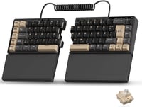 RK ROYAL KLUDGE S70 Wireless Mechanikus Gamer Billentyűzet Split Ergonomikus QWERTZ RGB 1