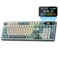 Mechanická klávesnica RK ROYAL KLUDGE S98 s inteligentným displejom, 96% bezdrôtová, Bluetooth/2.4G/USB-C, Hot-Swap, 98 klávesov, Nebeská modrá 1