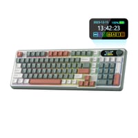 Mechanická klávesnica RK ROYAL KLUDGE S98 s inteligentným displejom, 96% bezdrôtová, Bluetooth/2.4G/USB-C, Hot-Swap, Clay Green (Ílová Zelená) 1