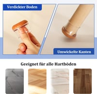 RKELA Szilikon Szék Lábvédő Sapka 16db Filc Csúsztatóval 14-20mm 4