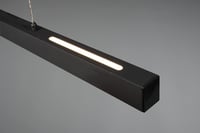 RL Live Your Light Paros R32043132 LED závesné svietidlo, kov, matná čierna, 21W + 2x5,5W, stropné svietidlo s funkciou Switch Dimmer 3