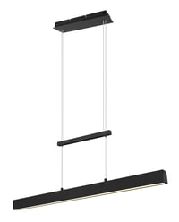 RL Live Your Light Paros R32043132 LED závesné svietidlo, kov, matná čierna, 21W + 2x5,5W, stropné svietidlo s funkciou Switch Dimmer 1