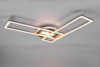 RL LIVE YOUR LIGHT Twister R67183107 LED stropné svietidlo 30 W, s diaľkovým ovládaním, meniteľná farba svetla, stmievateľné, matný nikel, kov 3