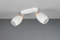 RL Reality Leuchten Bidar R81572031 reflektor na šinu, bijeli mat metal, stropna i zidna svjetiljka s 2x E14 grlom 4