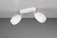 RL Reality Leuchten Bidar R81572031 reflektor na šinu, bijeli mat metal, stropna i zidna svjetiljka s 2x E14 grlom 2