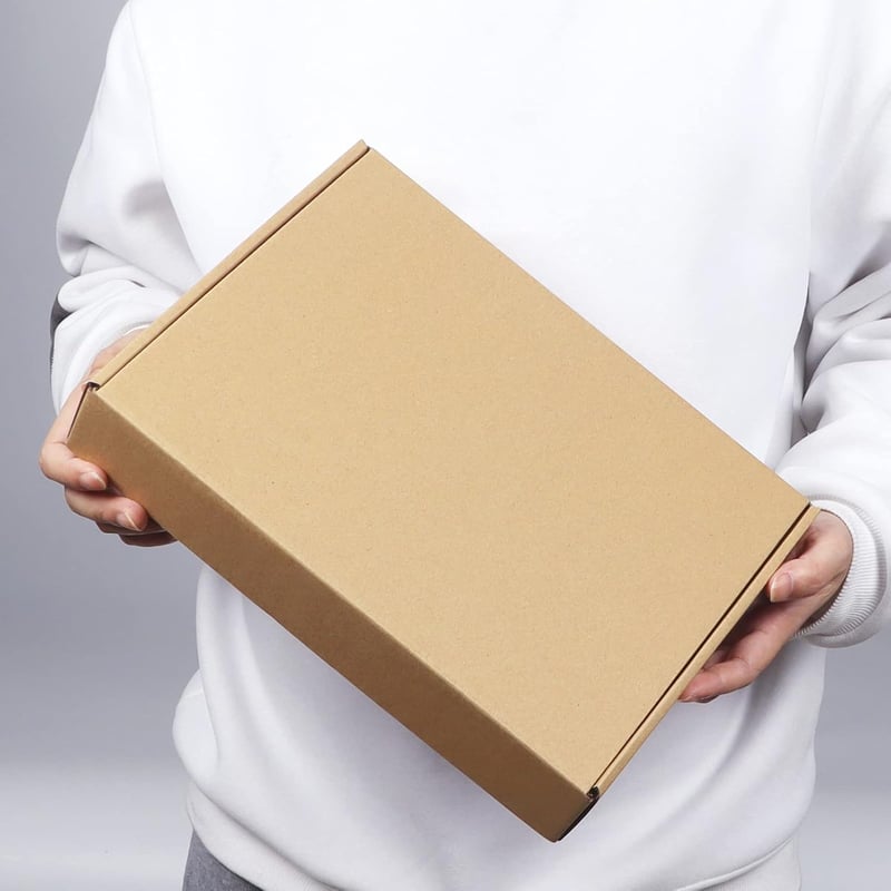 RLAVBL Barna Postai Dobozok 25 db 30,5x22,9x5,1 cm Karton Csomagküldő Doboz Játék Ajándék Szállításhoz