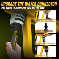 Roadtime 20V Akkus Nyomásmosó DeWalt Kompatibilis 340W Kefe Nozzle 5