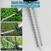 Roadtime akumulatorske škare za živicu s oštricom od 50 cm za Makita 18V bateriju, bez baterije — zaštitne naočale i zaštitne rukavice nisu uključene (stanje: vidi 2. sliku) 8