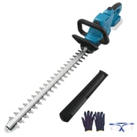 Roadtime akumulatorske škare za živicu s oštricom od 50 cm za Makita 18V bateriju, bez baterije — zaštitne naočale i zaštitne rukavice nisu uključene (stanje: vidi 2. sliku) 4