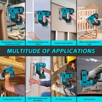 Roadtime Akkus Szögezhető Makita 18V Kompatibilis Brushless Elektromos Tűzőgép 9