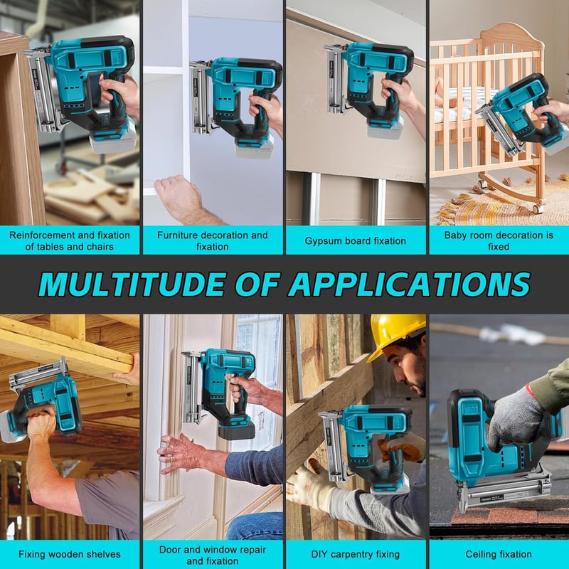 Roadtime Akkus Szögezhető Makita 18V Kompatibilis Brushless Elektromos Tűzőgép