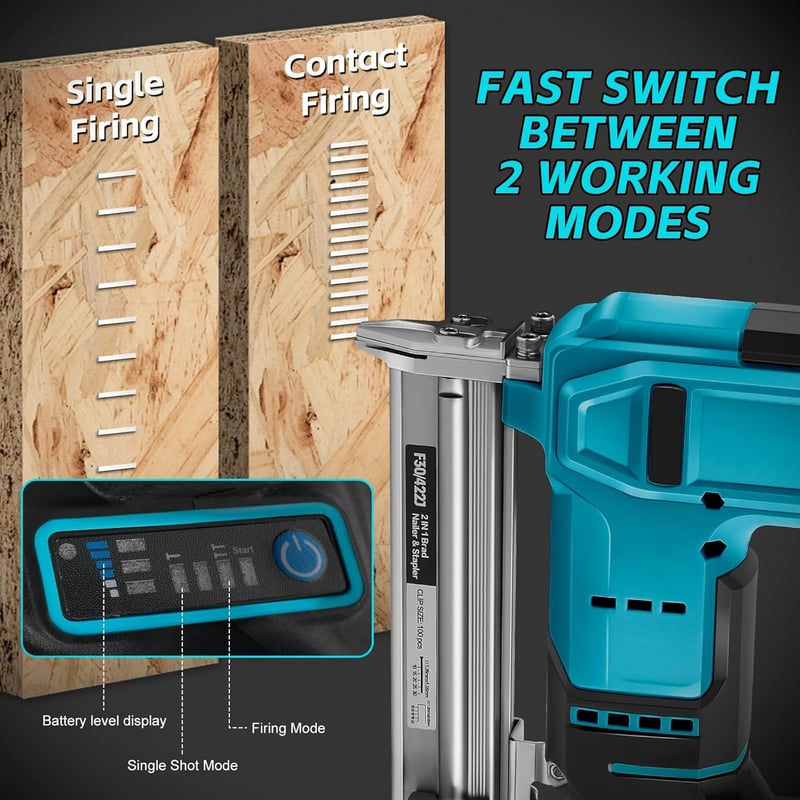 Roadtime Akkus Szögezhető Makita 18V Kompatibilis Brushless Elektromos Tűzőgép