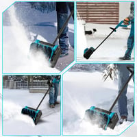 Roadtime Makita 18V akkus hótoló, 1000W kefe nélküli hóeltakarító, 8m dobástáv 6