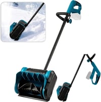 Roadtime Makita 18V akkus hótoló, 1000W kefe nélküli hóeltakarító, 8m dobástáv 1