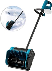 Roadtime Makita 18V akkus hótoló, 1000W kefe nélküli hóeltakarító, 8m dobástáv 9