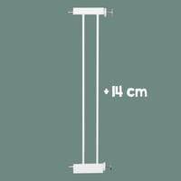Extensie pentru poarta de siguranță pentru uși și scări roba easySafe+, 14 cm, metal, alb, montare fără găurire, extensibilă până la max. 110 cm 2
