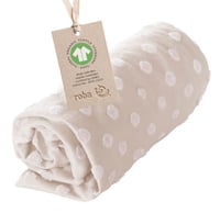 roba Frosty Almond navlaka za podlogu za prematanje 85x75 cm – navlaka od bio pamuka, GOTS i Oeko-Tex 100 certificirana, bež 8