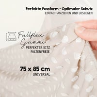 roba Frosty Almond navlaka za podlogu za prematanje 85x75 cm – navlaka od bio pamuka, GOTS i Oeko-Tex 100 certificirana, bež 4