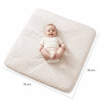 roba Frosty Almond navlaka za podlogu za prematanje 85x75 cm – navlaka od bio pamuka, GOTS i Oeko-Tex 100 certificirana, bež 5