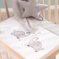 roba Jumbotwins Járóka 75x100 cm Betéttel – Görgős Mobil Kúszóketrec, Magasságállítható Fa Játszóketrec, Natúr 5