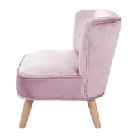 Detská pohovka roba Lil Sofa so zamatovým čalúnením – mauve 5