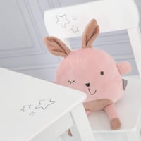 Set de Mobilier pentru Copii roba Little Stars – 2 Scaune și 1 Masă, Set din Lemn Lăcuit Alb cu Model de Steluțe 6