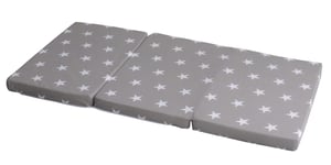 Roba Little Stars sklopivi putni madrac za bebe 60x120 cm, debljine 5,5 cm, periv — torba za nošenje je potrgana (stanje: vidi 2. sliku)