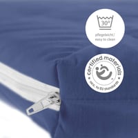 roba Sklopivi putni madrac za krevetić 60x120 cm - Plavi, s uklonjivom navlakom - Uključuje torbu za nošenje - Za dječji putni krevetić 6