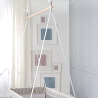 Závesná vložka do detskej postieľky roba Safe Asleep so sieťovanou plochou na ležanie, matracom s rozmermi 90x45 cm a poťahom z bavlny a polyesteru 11