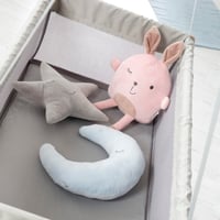 Závesná vložka do detskej postieľky roba Safe Asleep so sieťovanou plochou na ležanie, matracom s rozmermi 90x45 cm a poťahom z bavlny a polyesteru 4