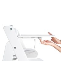 Jedálenská tácka roba Sit Up Flex biela – Prídavný podnos k stoličke z masívneho dreva – Kompatibilný s popruhovým systémom a sedacími vankúšmi – Pre deti od 6 mesiacov 6