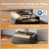 Vysávač na mokré a suché vysávanie Roborock F25 GT, 180° plochá sacia hlavica, 90°C samočistenie, 20000 Pa, bezdrôtový, s funkciou mopu, na tvrdé podlahy 7