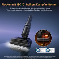 Parný vysávač a mop Roborock F25 Ultra, 22 kPa, čistenie parou 180 °C, ovládanie cez aplikáciu, vysávanie za sucha i za mokra 2