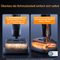 Parný vysávač a mop Roborock F25 Ultra, 22 kPa, čistenie parou 180 °C, ovládanie cez aplikáciu, vysávanie za sucha i za mokra 6